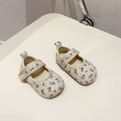碎花棉布學步鞋17