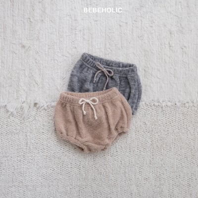Bebe holic26｜(3m-18m) 刷毛抽繩燈籠褲1