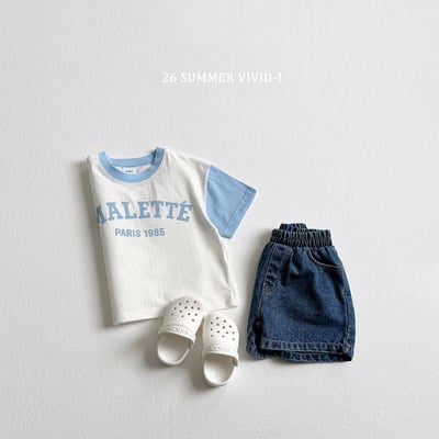 vivid71｜(78cm-125cm) 3款拼色袖套字母上衣12