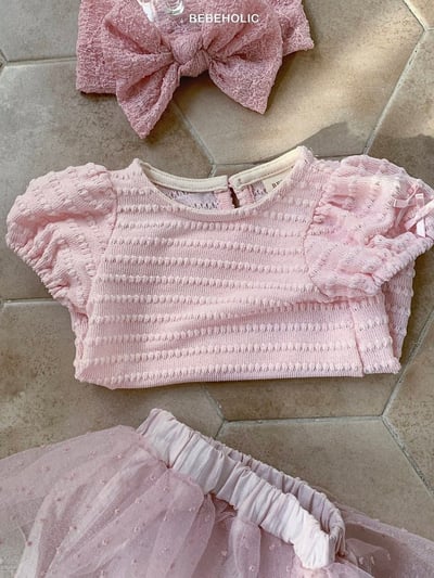 Bebe holic42｜(3m-18m) 公主泡泡袖上衣16