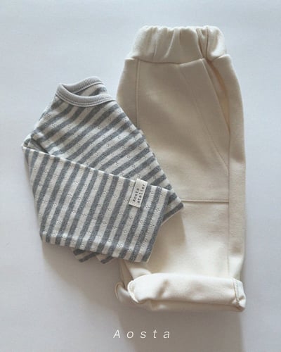 AOSTA07｜(6m-5y) 日常口袋直筒褲24