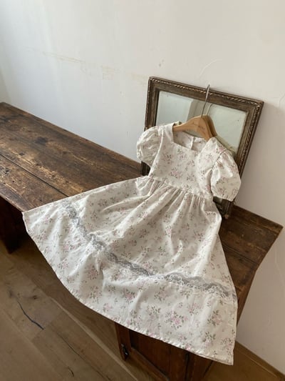 Anne Shirley15｜(1y-5y) 2色碎花方領洋裝12