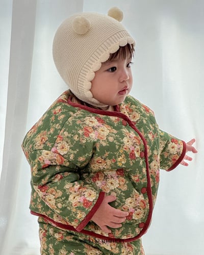 Cieldemaman14｜(76cm~94cm)  2色花花絎縫套裝13