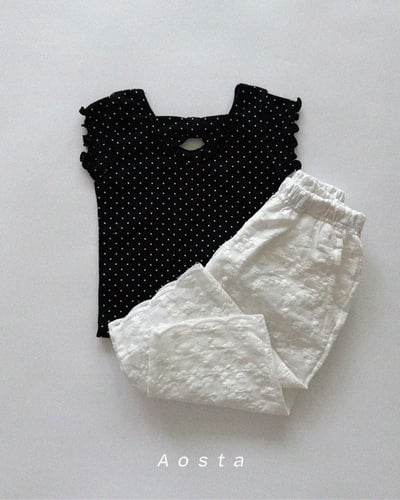 AOSTA17｜(6m-5y) 3款蕾絲刺繡長褲12