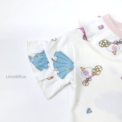 LIME&BLUE36｜(80-118cm MOM)  公主荷葉邊親子套裝18