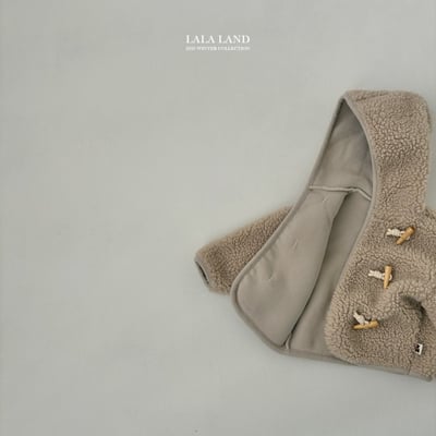 lala land53｜(75cm-120cm) 2色牛角扣刷毛連帽外套24