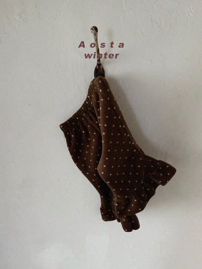 AOSTA01｜(6m-5y) 荷葉波點喇叭褲17