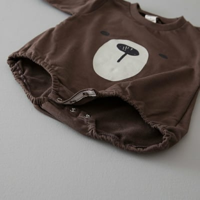 LEMONADE41｜(55cm-85cm) 2色小熊包屁衣含帽子18