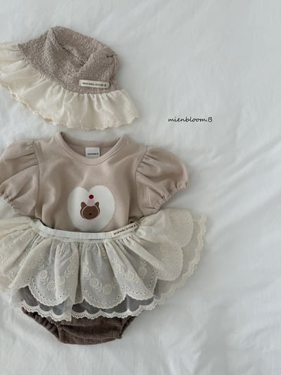 Bloom.b51｜(55cm-118cm) 蕾絲薄紗圍裙2