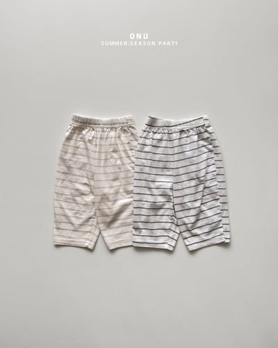 onu19｜(70cm-115cm) 條紋八分褲1