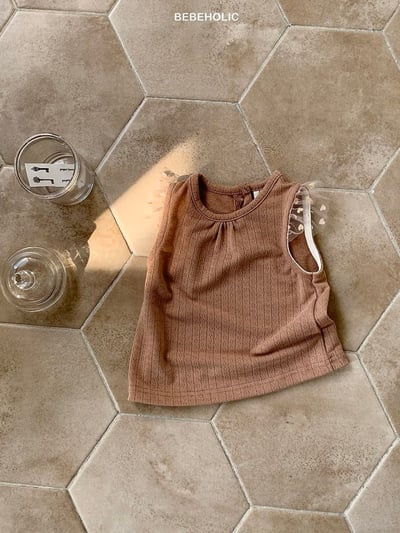 Bebe holic40｜(3m-18m) 素色蕾絲上衣8