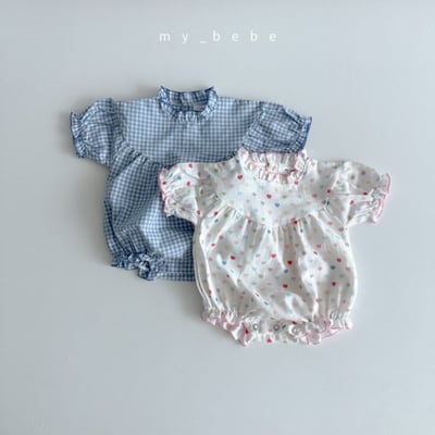 my_bebe12｜(58-72cm) 荷葉滾邊包屁衣4