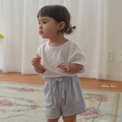 bebe nine30  (65cm-115cm) 3色簡約素色上衣12