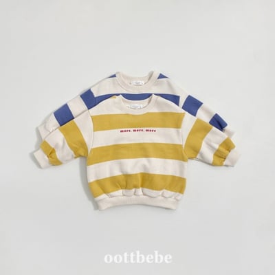 Oottbebe58｜(1y-7y)   條紋拼色套裝2