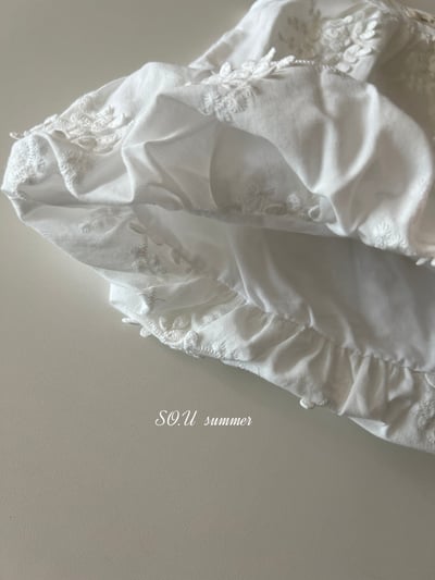 SO.U20｜(6m-4y) 繡花氣球洋裝5