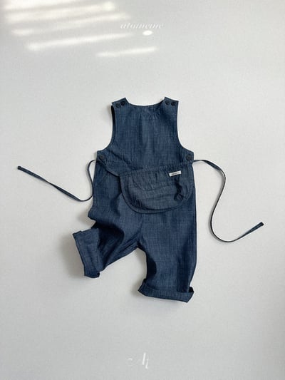 Atomeme10｜(70-110) 無袖牛仔連身褲19