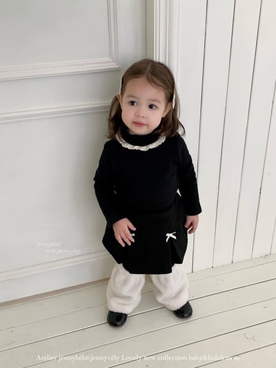 JE 639｜(80-110cm)  蝴蝶結百摺裙5