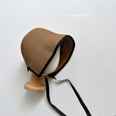 vivid12｜(48-52cm) 2款夏日竹編綁帶軟帽4