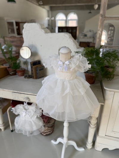 Marron42｜(Free) 緞帶珍珠花胸針5