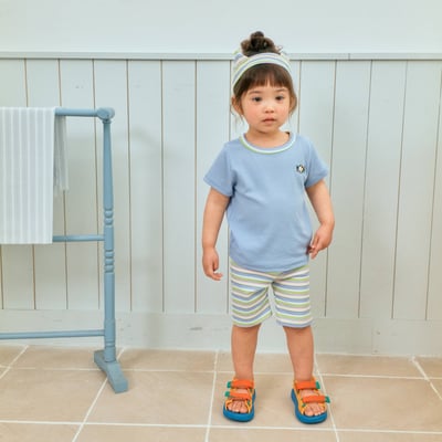 1st blue18｜(~93-118cm) 條紋貓耳髮帶8