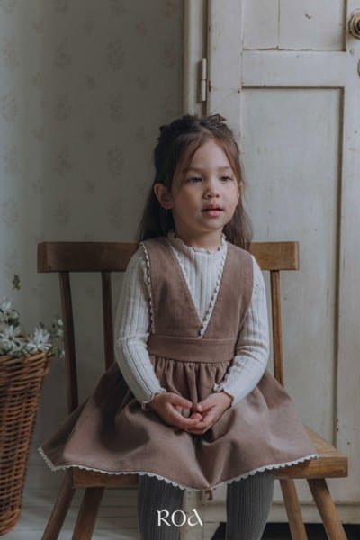 ROA19｜(80cm-120cm) 2色深V吊帶連身裙12