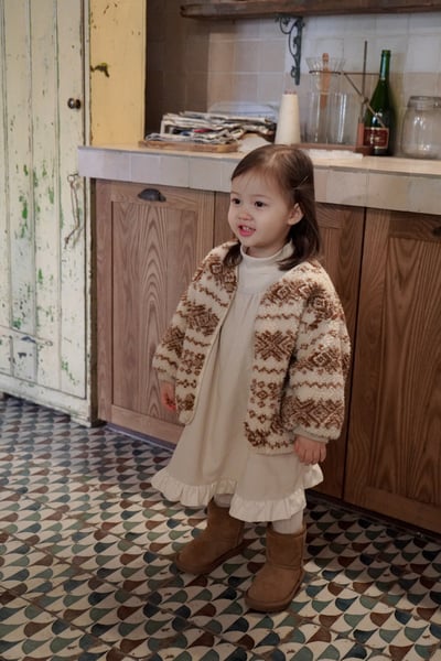 onu 15｜(70cm-115cm) 北歐印花刷毛外套25