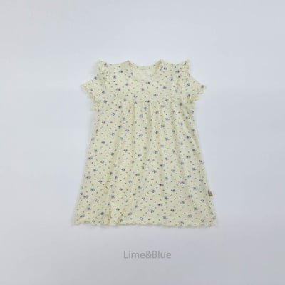 LIME&BLUE18｜(80-118cm)  可愛花朵連身裙8