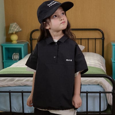 BEAN29｜(84-120cm) 立領字母休閒上衣5