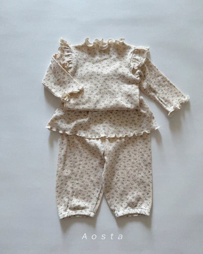 AOSTA29｜(6m-5y) 捲邊裙襬長褲9