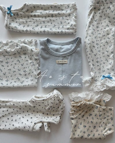 AOSTA05｜(6m-5y) 2色公主泡泡袖上衣4