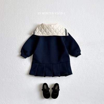 vivid88｜(78cm-125cm) 水手百摺洋裝13