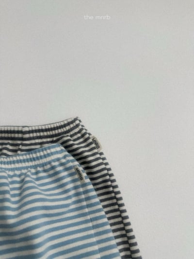 MiniRobe32｜(70-110) 條紋休閒束口褲8