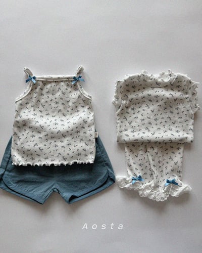 AOSTA39｜(6m-5y) 3款山茶花蕾絲邊褲17