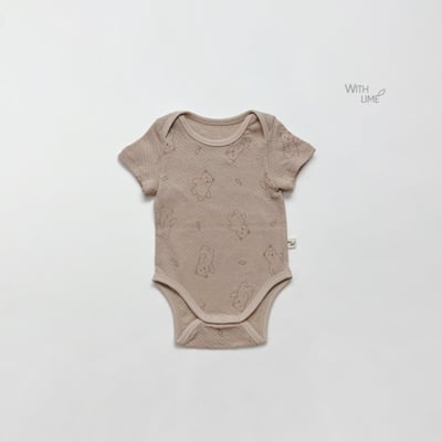 LIME&BLUE06｜(55-80cm)  熊熊室內包屁衣11