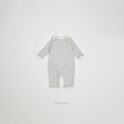bebe nine08 (55cm-75cm) 2色碎花滾邊家居連身衣18