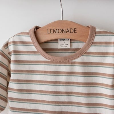 LEMONADE11｜(55cm-85cm) 2色撞色條紋上衣12