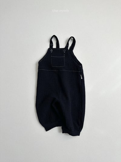 MiniRobe30｜(70-110) 棉麻吊帶束口褲5