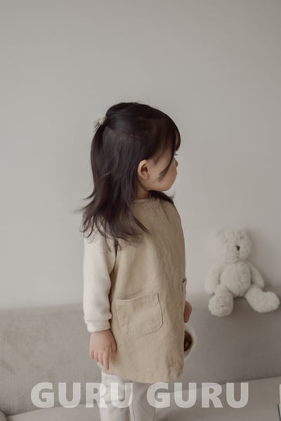 GURU GURU24｜(6m-24m) 2色燈芯絨口袋背心佯裝24