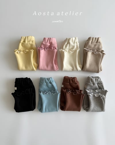 AOSTA30｜(6m-5y) 經典捲邊喇叭褲3