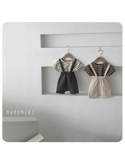 NUNU BIEL24｜(65-115cm) 素色棉質短褲9