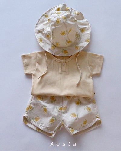 AOSTA51｜(6m-5y) 心形鈕釦素色上衣9