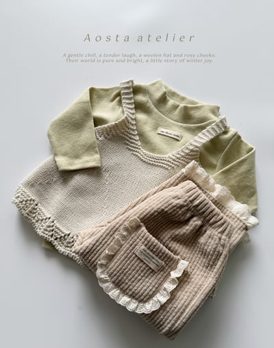 AOSTA14｜(1y5y) 冬季針織壓紋背心20