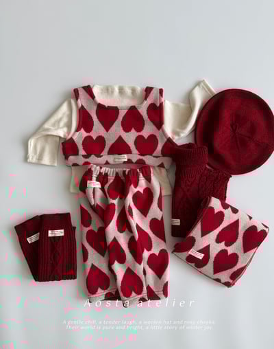 AOSTA03｜(6m-5y) 印花針織短版背心25