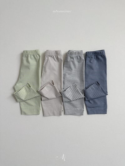 Atomeme07｜(70-110) 細肩條紋背心/七分緊身褲19