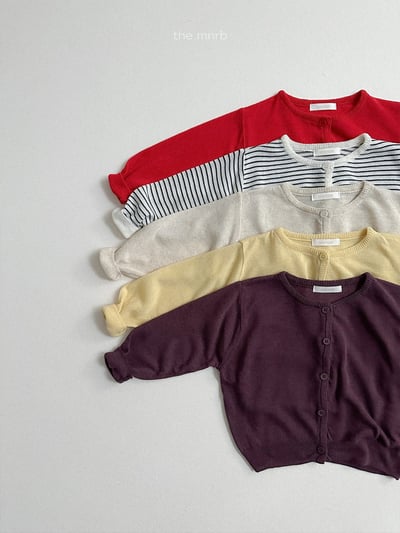 MiniRobe24｜(70-110) 針織開襟外套7