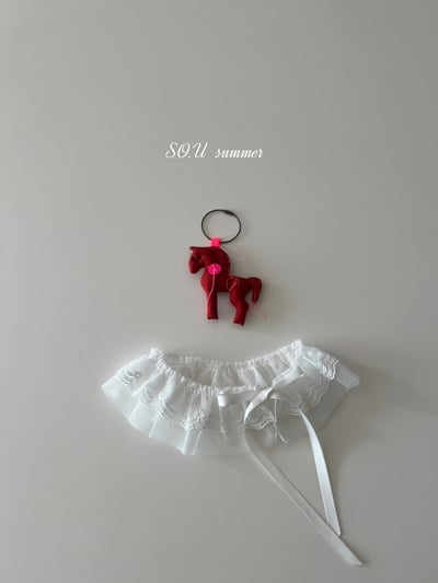 SO.U29｜(6m-4y) 花卉層次綁帶圍裙1