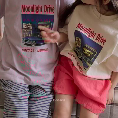 BEAN35｜(84-120cm)  汽車插畫上衣4