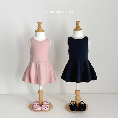 vivid33｜(78cm-125cm) 2款甜美網球無袖連身裙2