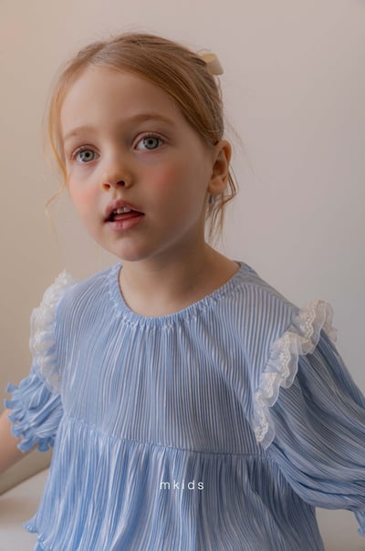 M-KIDS08｜(65-115cm) 浪漫褶皺套裝10