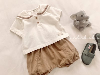 Valubebe 03｜(65-90cm)  水手紐扣襯衫8